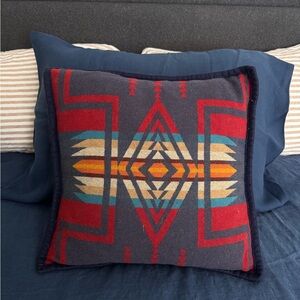 Authentic Pendleton Geometric Pattern Throw Pillow